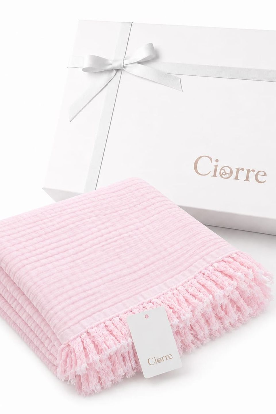 Bebek Battaniyesi 4Muslin Blanket Pink Örme 0-3 ay — CIORRE (1. görsel)