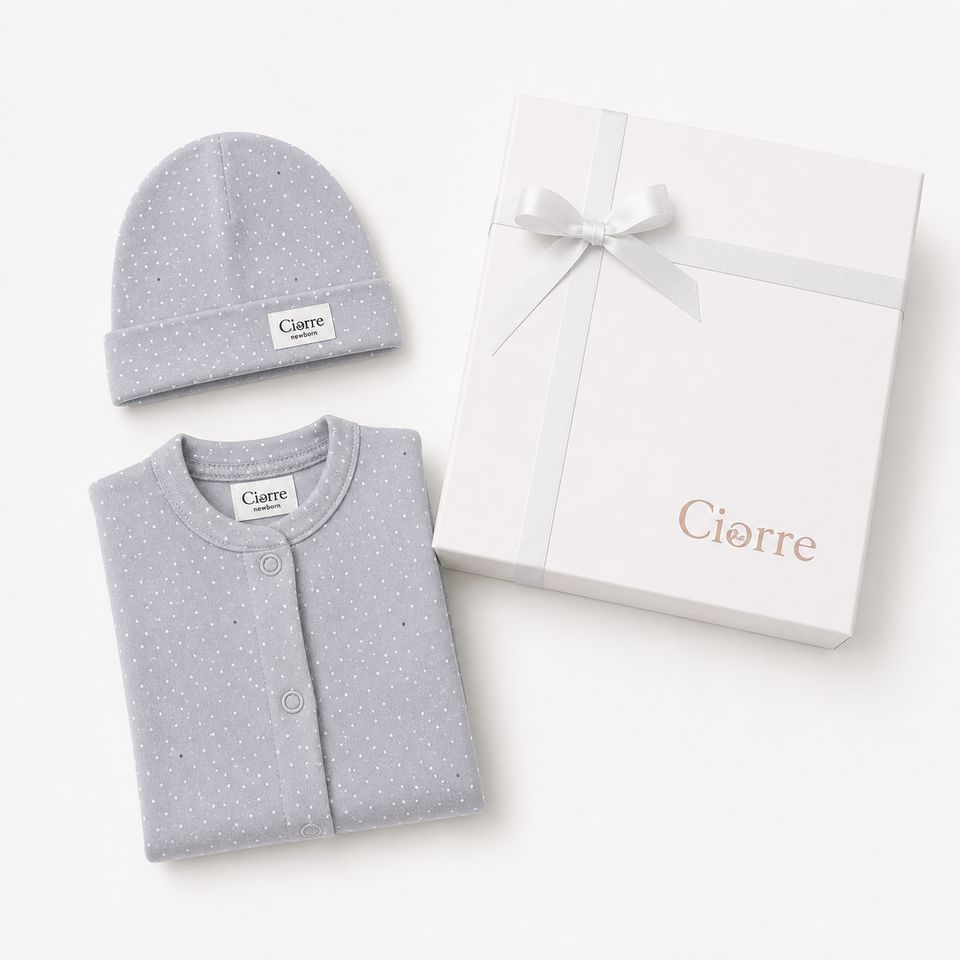 Bebek Takımı Mini Blue Dots 0-3 ay — CIORRE (4. görsel)