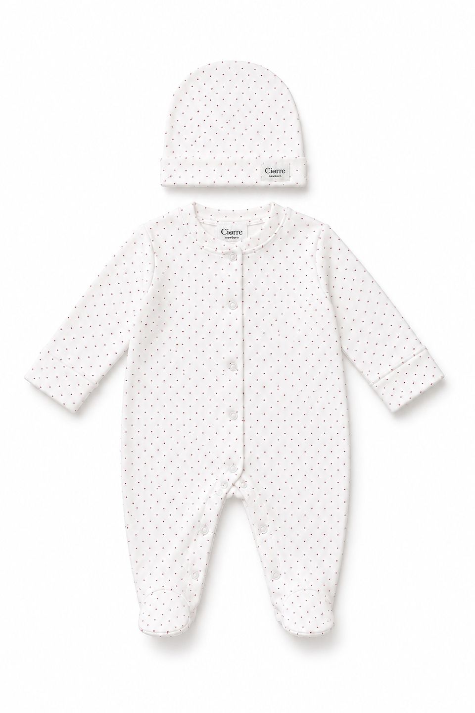 Bebek Takımı Mini Pink Dots 0-3 ay — CIORRE (1. görsel)