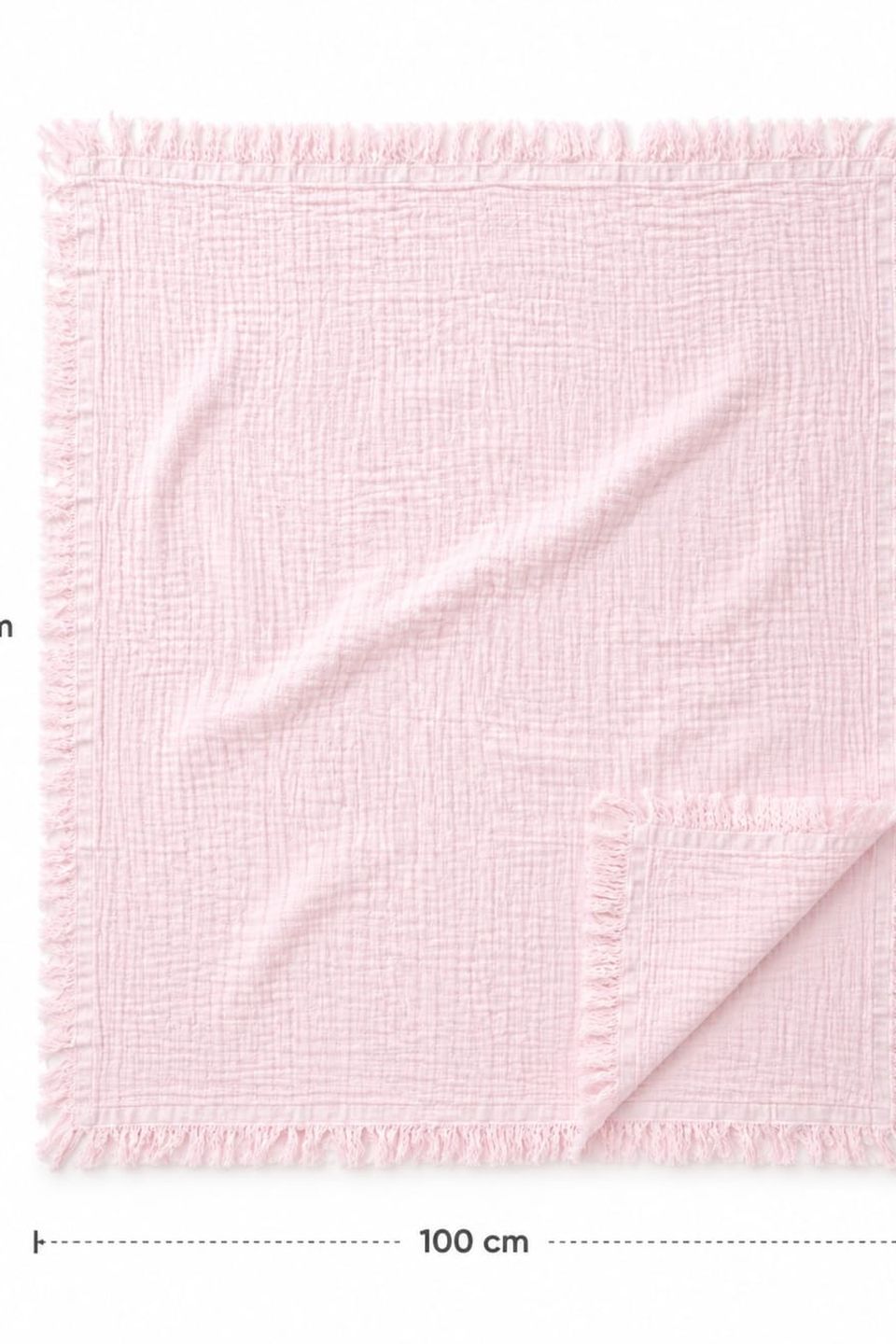 Bebek Battaniyesi 4Muslin Blanket Pink Örme 0-3 ay — CIORRE (3. görsel)