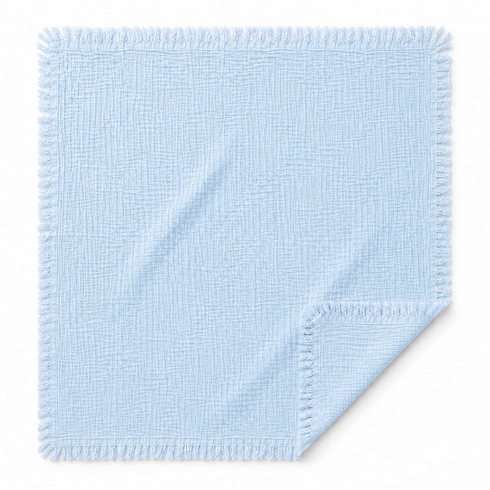 Bebek Battaniyesi 4Muslin Blanket Blue 0-3 ay — CIORRE (3. görsel)