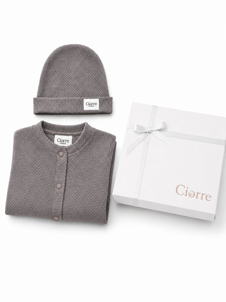 Bebek Takımı Mini Brown Dots 0-3 ay — CIORRE (6. görsel)