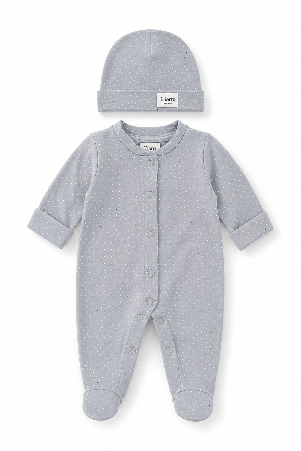Bebek Takımı Mini Blue Dots 0-3 ay — CIORRE (1. görsel)